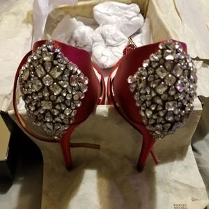 Badgley Mischka Red Shoes